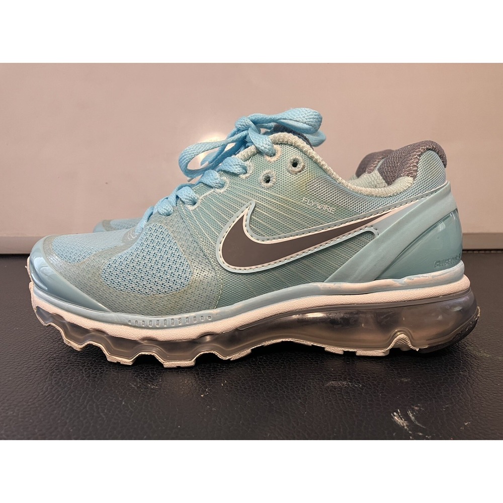 2010 Women's Nike Air Tailwind + Steel Blue Cool Grey Size 5.5‎ Used Rare NDS